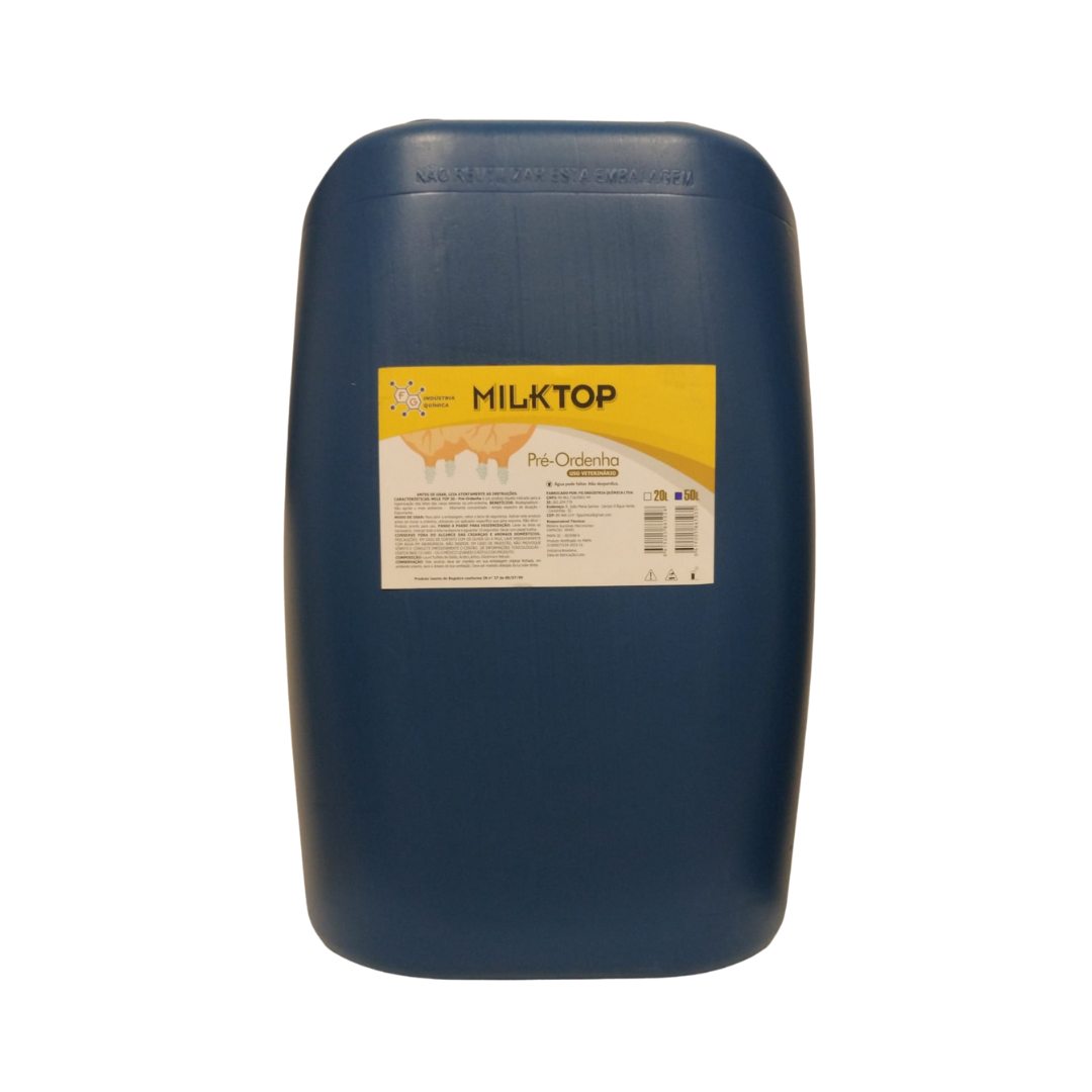 Pré Ordenha - 1 Galão - 50L - Limpeza dos tetos antes da ordenha